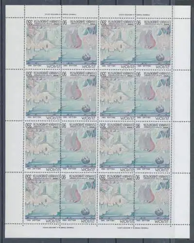 1993 EUROPA CEPT Griechenland Minifol Zeitgenössische Kunst postfrisch**