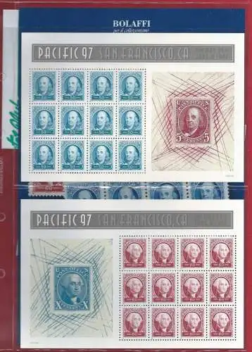 1997 Ausstellung Pacific 97 - BF 39/40 12 MNH Blatt**