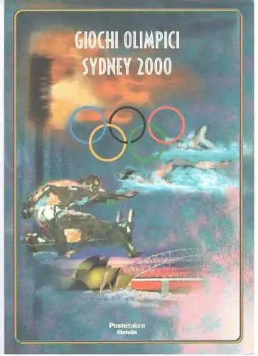 2000 Italien - Republik, Ordner Briefmarken - Olympische Spiele SYDNEY 2000 - POSTFRISCH**