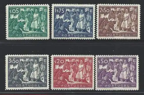 1947 PORTUGAL - Nr. 696/701 6 MNH/** Werte