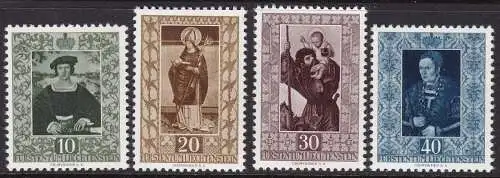 1953 Liechtenstein, Bilder - Nr. 273/276 - 4-Werte-Reihe - postfrisch**