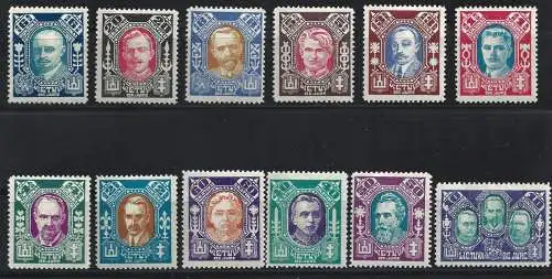 1922 Litauen - Nr. 117/128 - 12 Werte - MLH*