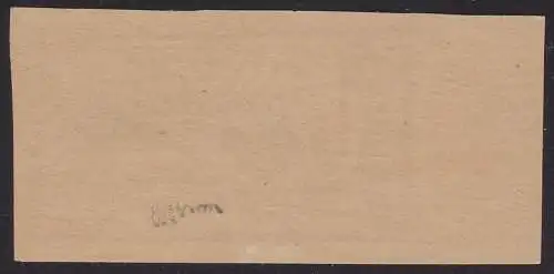 1900 FRANKREICH Nr. 121 1 Fr. NICHT GEZAHNT POSTFRISCH** signiert braun