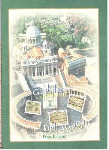 1999 Italien - Republik, Folder Briefmarken - Jubiläum 2000 - postfrisch**