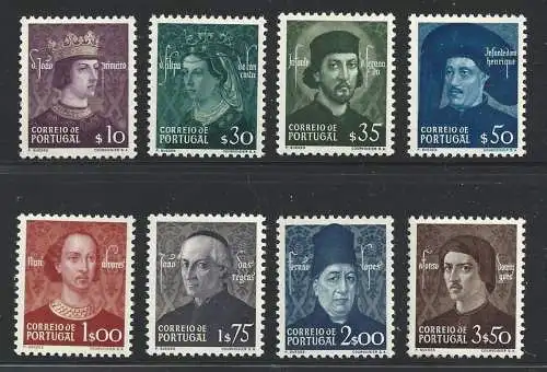 1940 PORTUGIESIEN, Nr. 716/723 8 MNH/** Werte