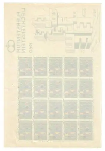 1960 Liechtenstein - Minifil Europa 60 - 20 Exemplare - postfrisch** - selten