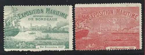 1907 FRANKREICH, Seemonesse Bordeaux (*) ohne Gummi