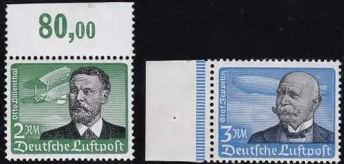 1934 Deutsche Luftpost 43/53 -11 Werte - postfrisch/**