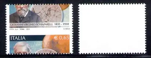 2010 Italienische Republik, Blinder Schiapparelli 0,65 c Nr. 3236 Ba Db mnh**