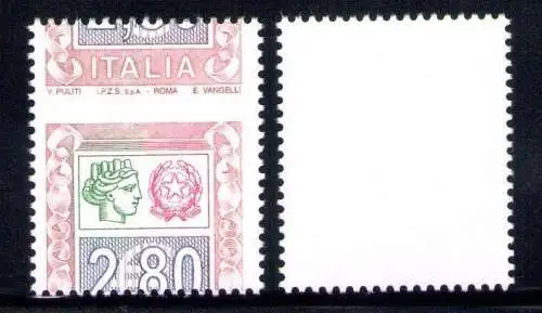 2004 Italienische Republik, 2,80 Euro Hohe Werte geschrieben Italien oben Nr. 2776 Ba