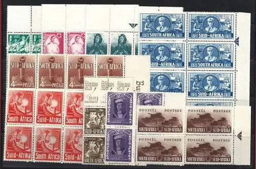 1941-46 SÜDAFRIKA, SG Nr. 88/96 MNH/** 4er Serie