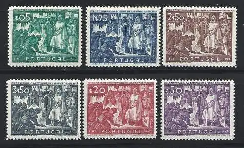 1947 PORTUGAL - Nr. 696/701 6 MNH/** Werte