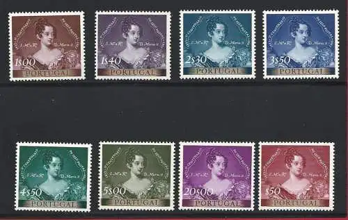 1953 PORTUGAL - Nr. 797/804 8 MNH/** Werte