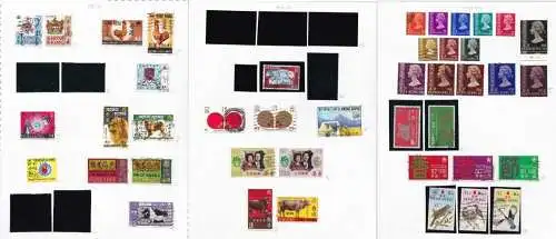 1967-75 HONGKONG, 40 GEBRAUCHTE Werte Yvert Euro 180