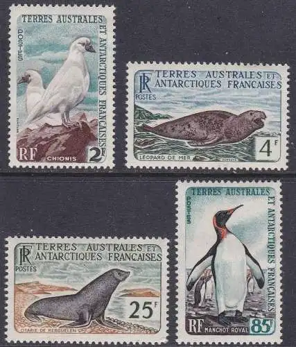 1960 TAAF, FRANZÖSISCHE ANTARKTIS - Dallay 16/19 mnh/**