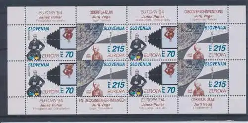 1994 EUROPA CEPT Slowenien Minifil Europa und die Entdeckungen postfrisch**