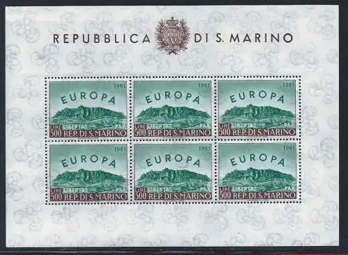 1961 SAN MARINO BF Nr. 23 Europa 61 postfrisch**