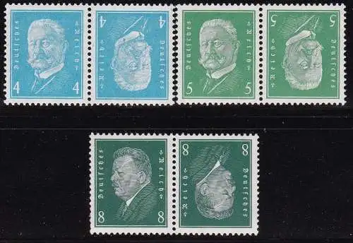 1928-32 Deutschland, Michel K9-K10-K12 postfrisch/**