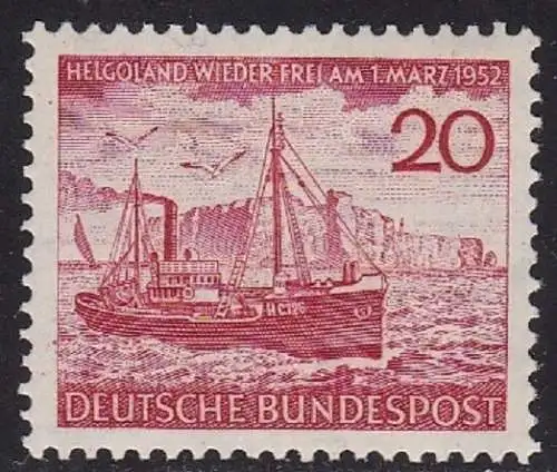 1952 DEUTSCHLAND - Nr. 37 mnh/**