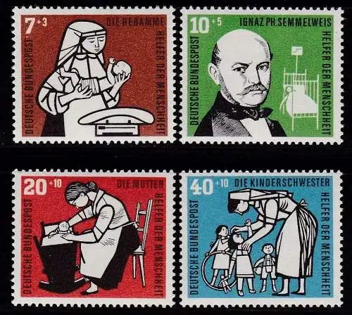 1956 DEUTSCHLAND - Nr. 119/122 postfrisch/**