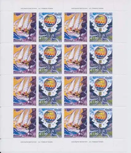 2004 EUROPA CEPT Griechenland Minifoglio Le Vacanze MNH**