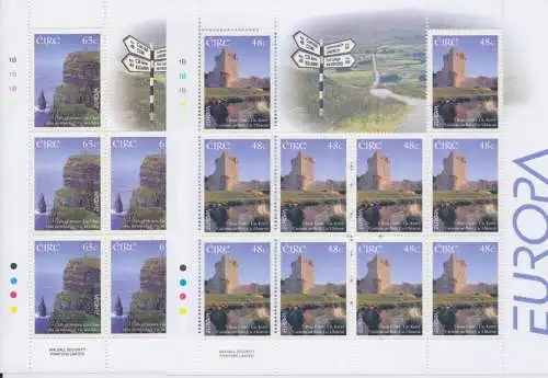 2004 EUROPA CEPT Irland Minifotos Le Vacanze MNH**