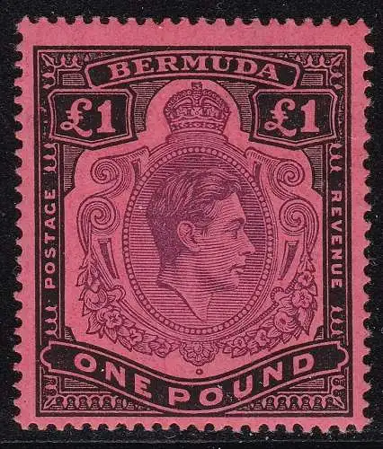 1938 BERMUDA, SG 121 1 £ MNH/**