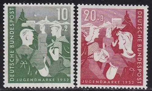 1952 DEUTSCHLAND - Nr. 39-40 mnh/**