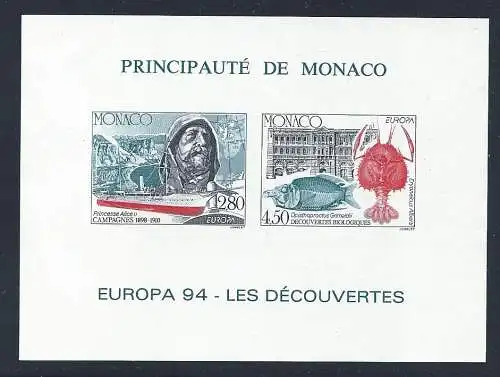 1994 MONACO, BFS23 Europa postfrisch**