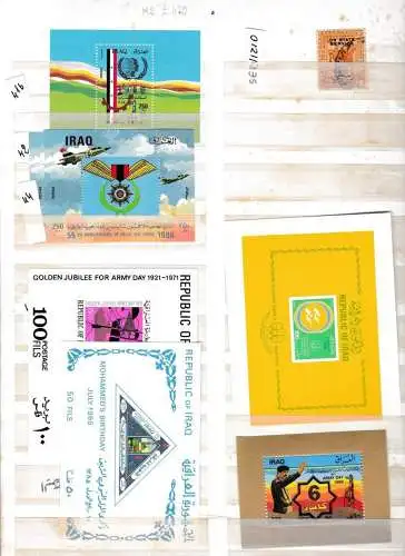 1947-88 IRAK/IRAK - Set mit Sets/Luftpost/MS/Offizielle postfrisch/** £ 1.490