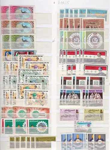 1947-88 IRAK/IRAK - Set mit Sets/Luftpost/MS/Offizielle postfrisch/** £ 1.490