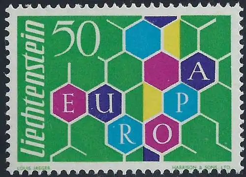 1960 Liechtenstein, Nr. 355 Europa 60 mnh **