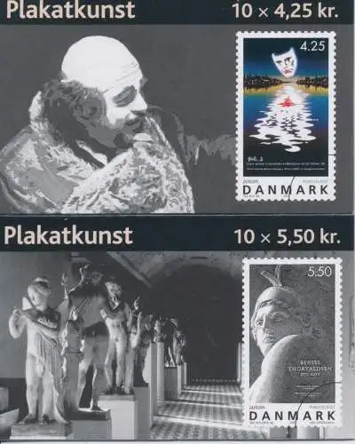 2003 EUROPA CEPT Dänemark Kunstheft-Plakate postfrisch**