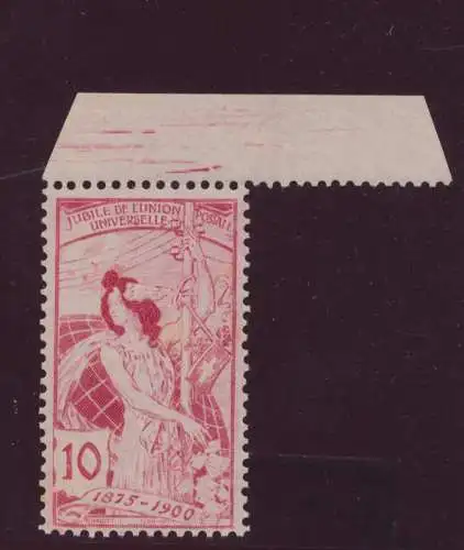 1900 SCHWEIZ, Zumstein 78Cc UPU MNH **, Zertifikat. Von der Weid