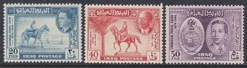 1949 IRAK/IRAK - SG 339/341 3er-Set postfrisch/**