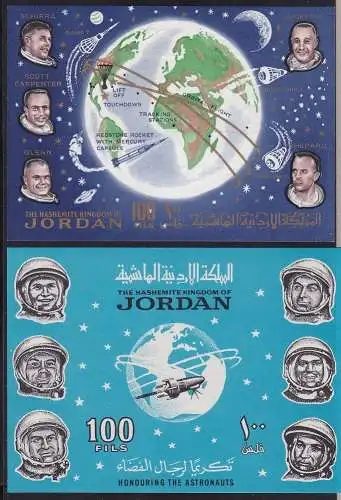 1964-65 JORDANIEN - Yvert Nr. BF 8 und 18 - postfrisch**