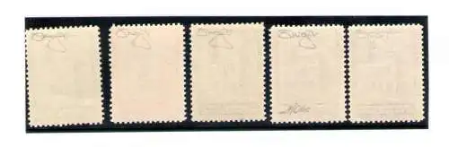 1932 SAN MARINO Palazzetti Nr. 159/163 MNH** Raybaudi zertifiziert