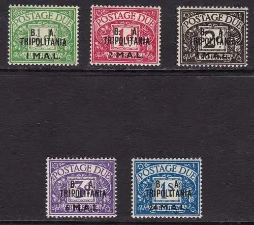 1950 BA TRIPOLITANIA, T 6/10 5 MNH/** Werte