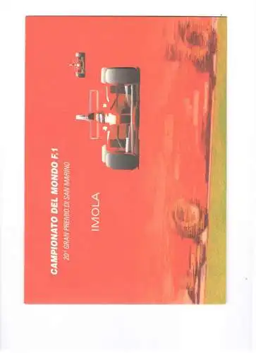 2000 Italien - Republik, Folder - Imola Ferrari F1-Weltmeisterschaft Nr. 11 MNH**