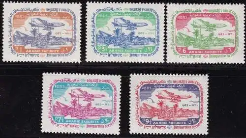 1963 SAUDI-ARABIEN/SAUDI-ARABIEN, SG 462/466 5er-Set postfrisch/**