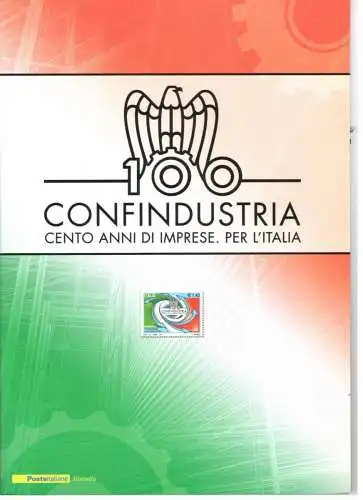 2010 Italien - Republik, Folder - Centenario di Confindustria Nr. 222 MNH**