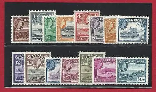 1953-62 ALT - Stanley Gibbons Nr. 120a/134 - Gewöhnliche 15 Werte - postfrisch**