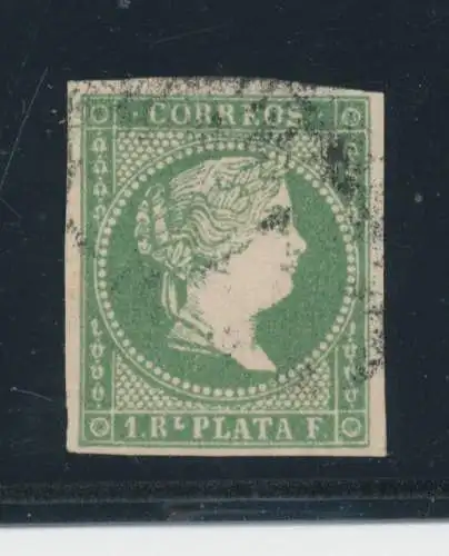 1865 SPANIEN - Nr. 69 GEBRAUCHT Bildnis von Königin Elizabeth II.