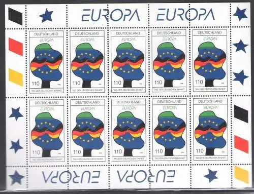 1998 EUROPA CEPT Deutschland 1 Minifil ab 10 postfrisch Werten**