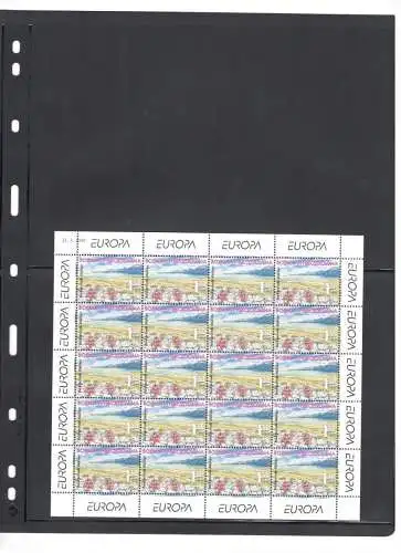 1999 EUROPA CEPT Bosnien-Herzegovia Kroatisch 1 Minifili ab 20 postfrisch Werten**