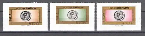 2008 Prioritätspostrepublik komplette Serie 3 Werte Nr. 3120/3122 postfrisch**