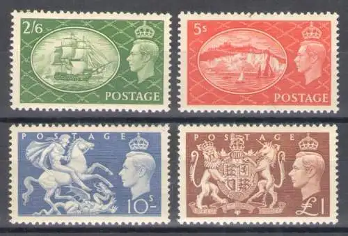 1951 Großbritannien - Giog VI Nr. 256/59 - MNH**