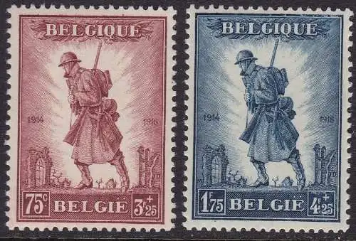 1932 Belgien - Nr. 351/352 2V. postfrisch/**