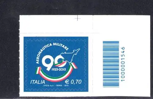 2013 Italienische Luftwaffe mit Barcode Nr. 1546