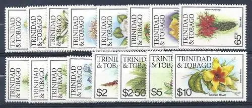 1983 TRINIDAD und TOBAGO, YV 483/498 162 POSTFRISCH Werte**